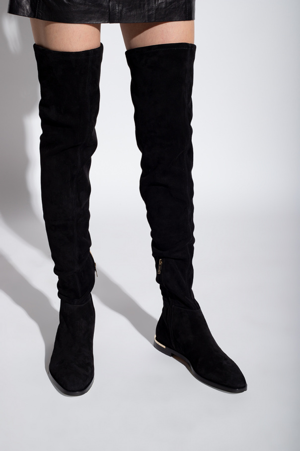 Jimmy choo flat discount over the knee boots